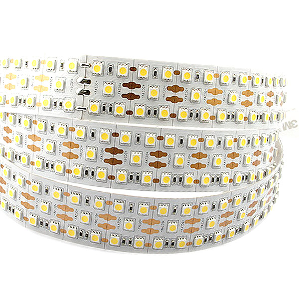 Triple Rows Super Bright Series DC24V 5050SMD 1000LEDs Flexible LED Strip Lights Width 58mm 16.4ft Per Reel By Sale